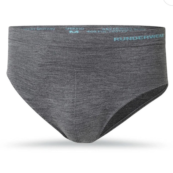 Runderwear Merino Men's Briefs Grey M - Picture 7 of 7